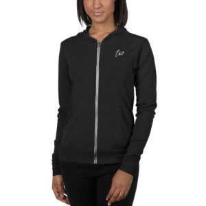 Black Team Win Zip Hoodie