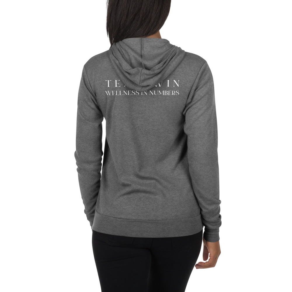 Black Team Win Zip Hoodie - Image 6