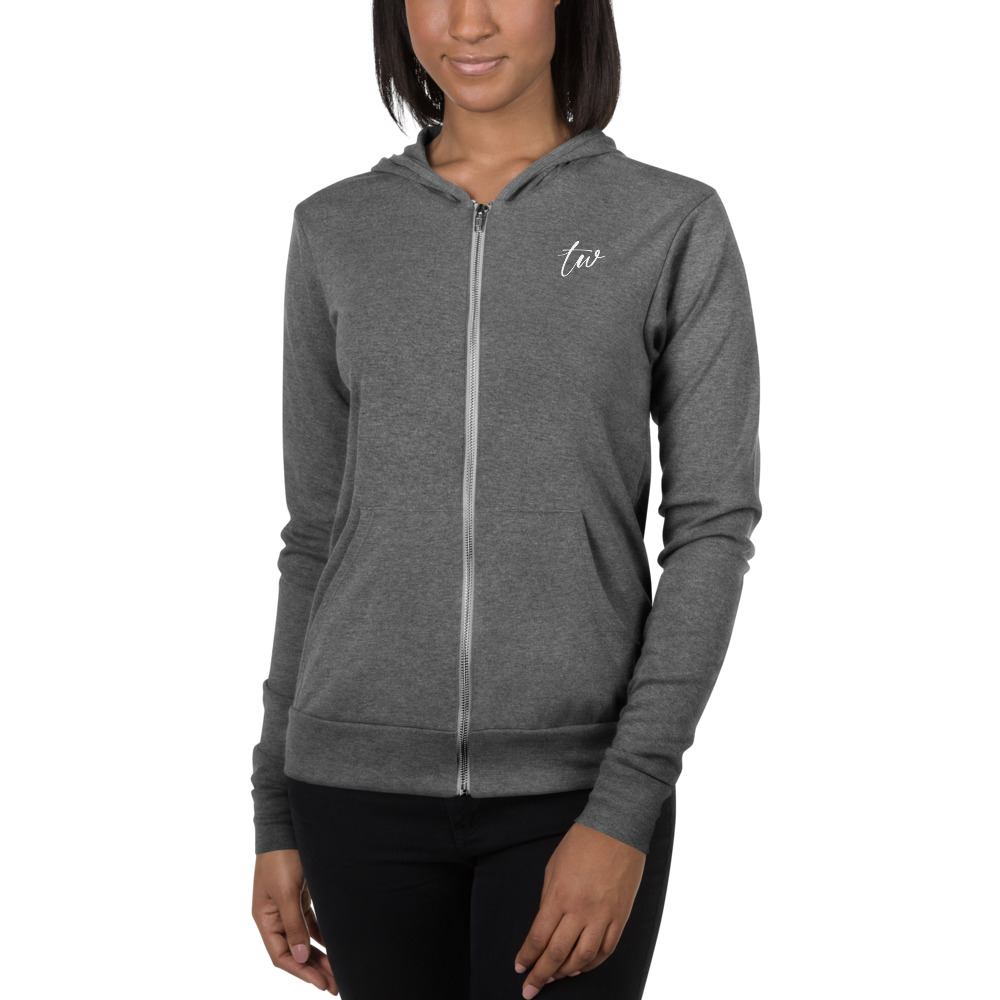 Black Team Win Zip Hoodie - Image 5